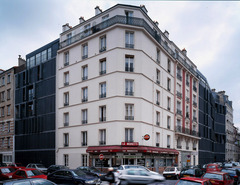 Wohnhäuser an der Rue des Suisses