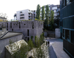 Wohnhäuser an der Rue des Suisses