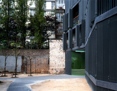 Wohnhäuser an der Rue des Suisses