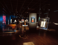 'Die Kunst als Mensch menschlich zu leben' - Ausstellungsarchitektur